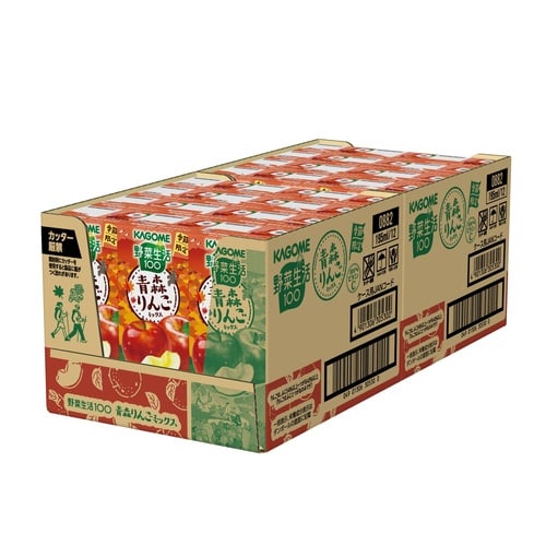 野菜生活青森りんごミックス 195ml 24本