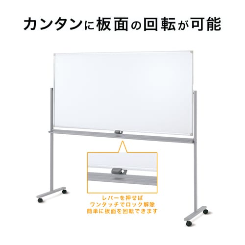 黒板 900シリーズ回転型 月予定 無地W1800