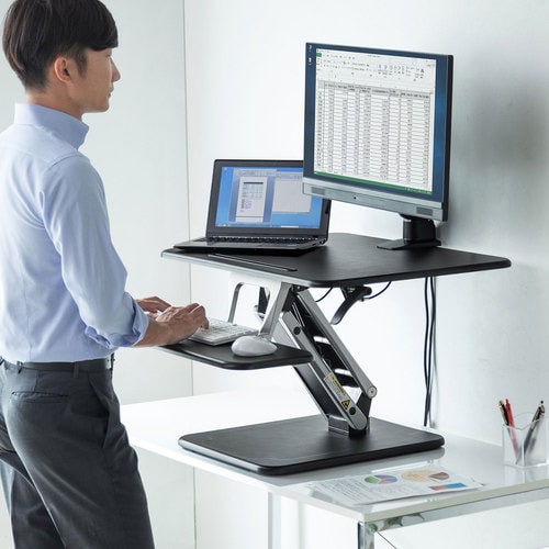 エルゴノミクスリフトアップデスク BK