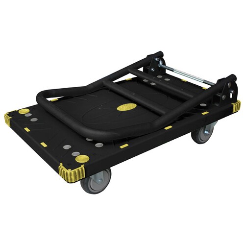 静音カラー台車ワイド ブラック 200kg