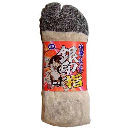 銀印 キナリ 先丸 6足組