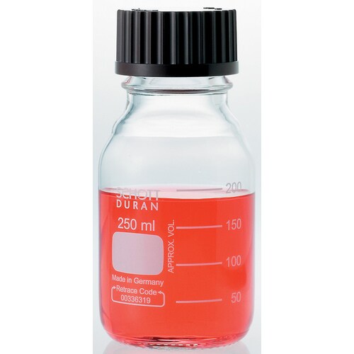 ねじ口瓶デュラン赤キャップ付 1L 10本入
