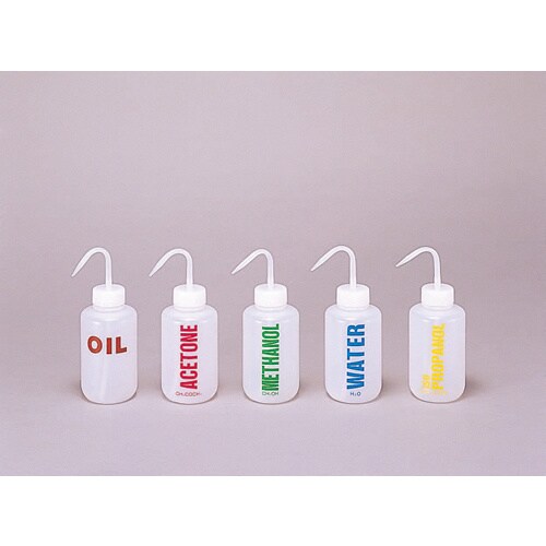 ネームイン洗浄瓶〈PE製〉  アセトン