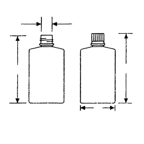 JPボトル 透明広口瓶 500ml 100本入