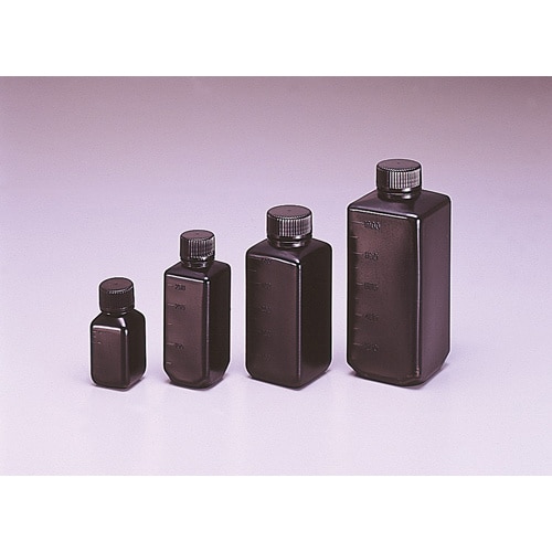 Jボトル黒色 角細口瓶 100ml 200本入