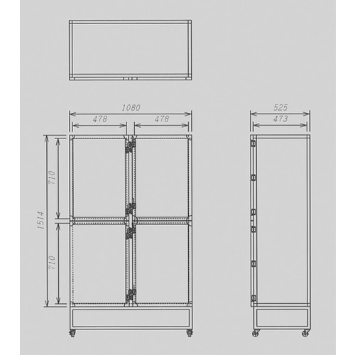 デシケーター W−15(透明アクリル)
