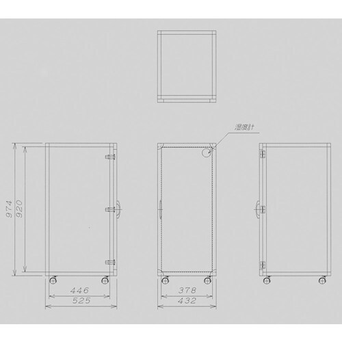デシケーター H−6S(帯電防止アクリル)