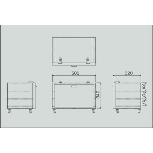 デシケーター L−1(透明アクリル)