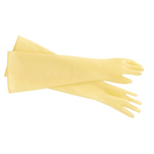 ラテックス特長手袋(飴)全長640mm