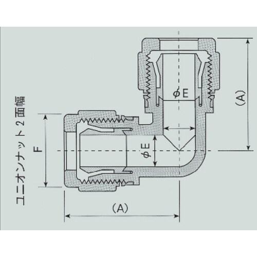 スーパー300 ユニオンエルボ P−UE−25B