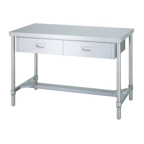 SUS作業台 WDH−15060 片面引出付H枠