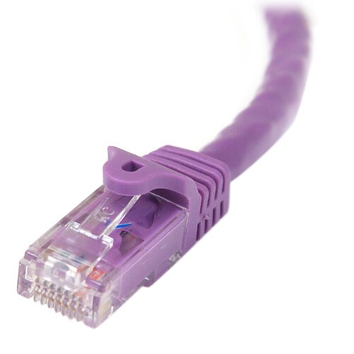 Cat5e LANケーブル 10m パープル