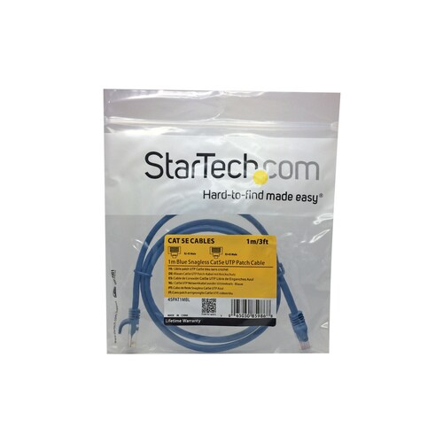 Cat5e LANケーブル 1m ブルー