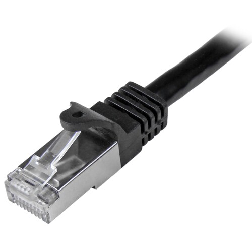 Cat6 LANケーブル シールド 0.5m 黒