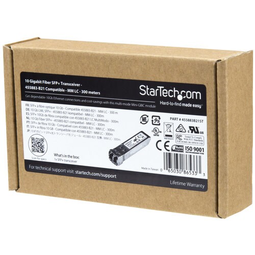 SFP+モジュール HP製品互換 光トランシーバ