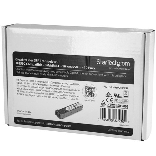 SFPモジュール HP製品互換 10個入りパック