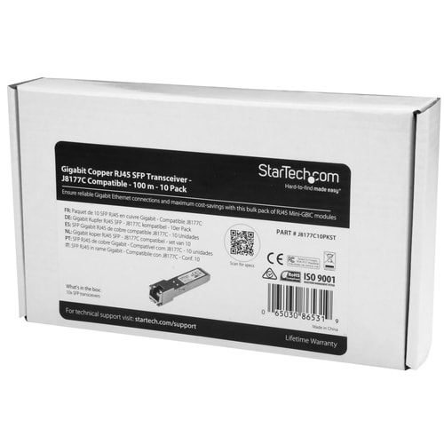 SFPモジュール HP製品互換 10個入りパック