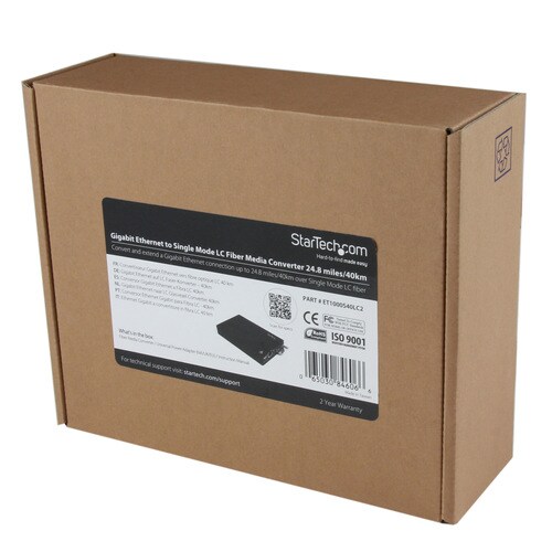 光メディアコンバータ シングルモード LC対応