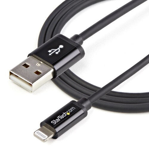 Lightning−USB変換ケーブル 1m 黒