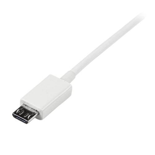 MicroUSB 2.0 変換ケーブル 1m 白
