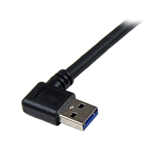 USB 3.0 ケーブル(A−B) L型右 1m