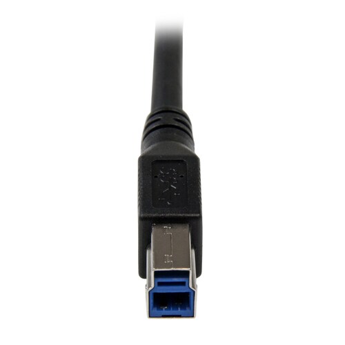 USB 3.0 ケーブル(A−B) L型右 1m