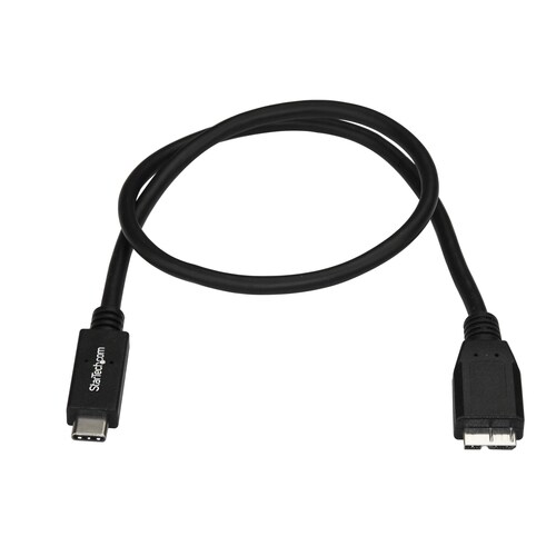 USB 3.1(C−マイクロB)ケーブル 50cm