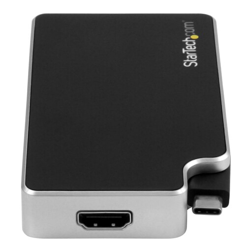 3in1 USB−Cマルチアダプタ4K 黒/銀