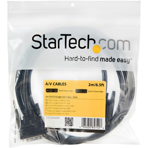 DVI−Dシングルリンク延長ケーブル 2m 黒