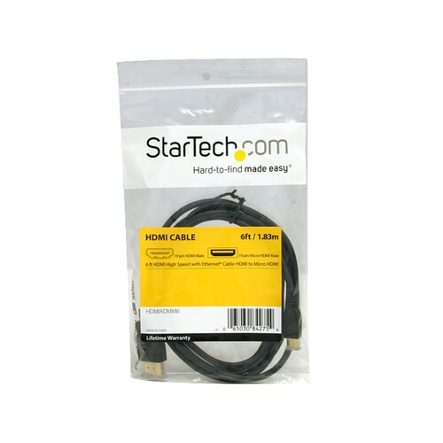 HDMI−HDMIマイクロ変換ケーブル1.8m