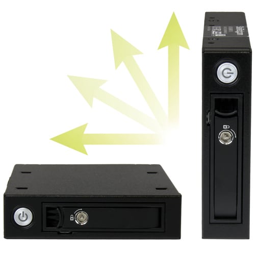 2.5型HDD用モバイルラック 3.5型ベイ用