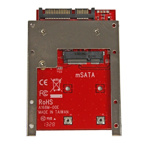 mSATA SSD−2.5型SATA変換アダプタ