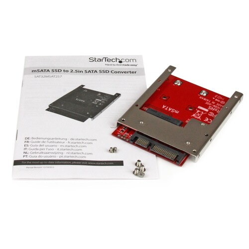mSATA SSD−2.5型SATA変換アダプタ