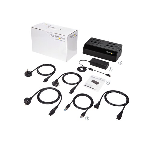 2.5/3.5HDDスタンド 4ベイ USB3.0