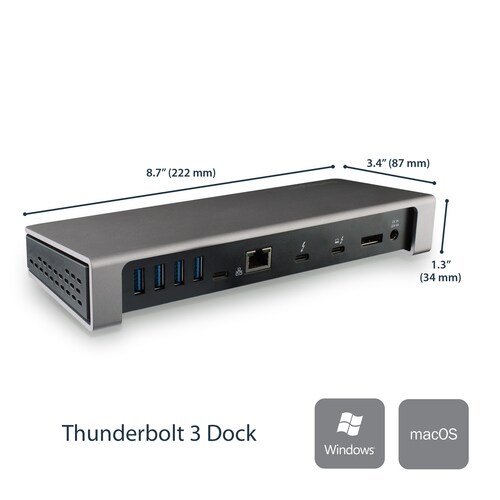 Thunderbolt 3接続ドック 4K2画面