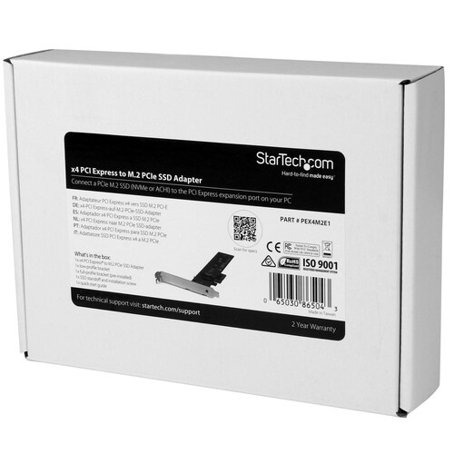 PCIe3.0 M.2 SSD増設用アダプタカード