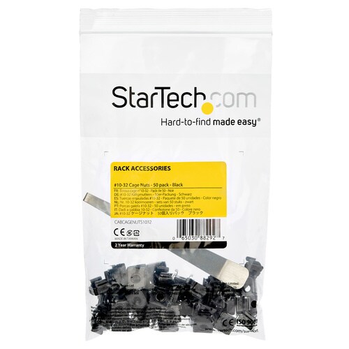 10−32 ケージナット 50個入パック 黒
