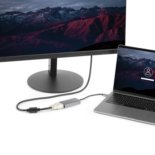 USB−C − DVI変換アダプタ デュアルリンク