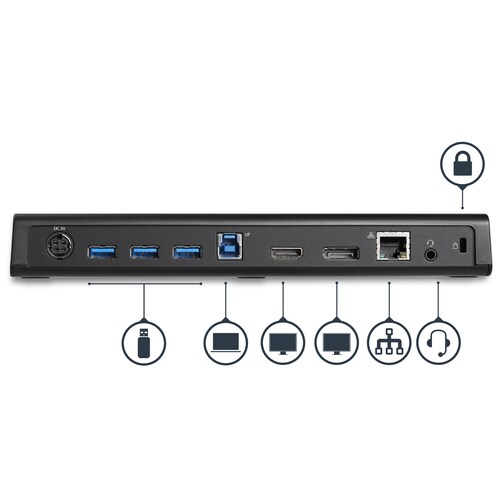 USB 3.0接続ドッキングステーション 2画面