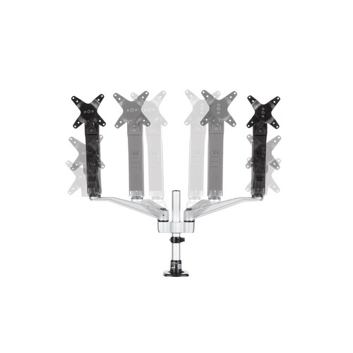 液晶モニタ多関節アーム 最大30インチモニタ2画面