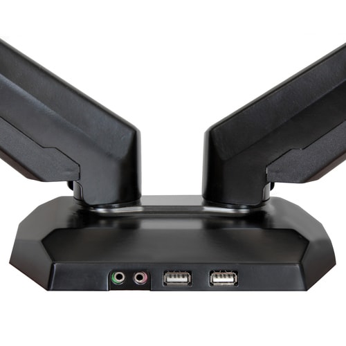 液晶モニタアーム 最大30インチ2画面 USB端子