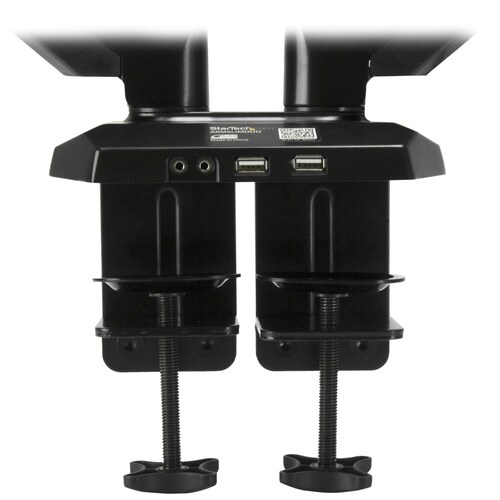 液晶モニタアーム 最大30インチ2画面 USB端子