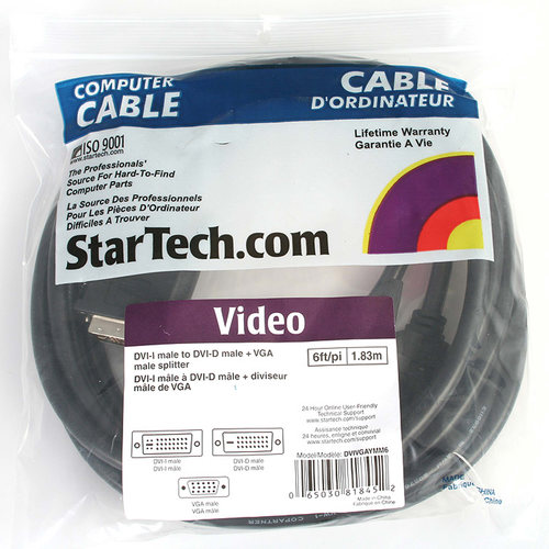 DVI−I − DVI−D/VGA 2分岐ケーブル