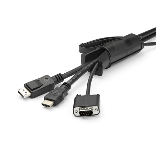 スパイラルチューブ 1.5m 直径25mm 黒