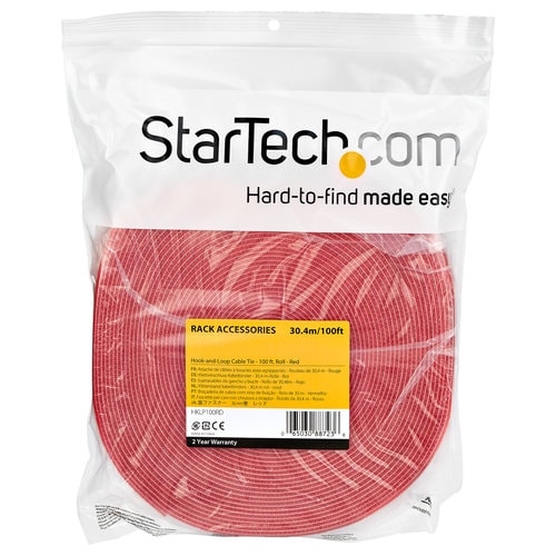 面ファスナー 19mmx30.5m 結束テープ 赤