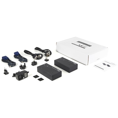 KVMスイッチ用延長器 2画面VGA 最大200m