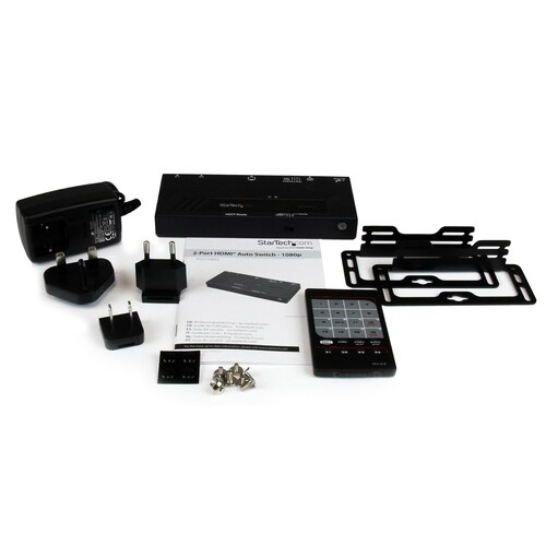 HDMIビデオ切替器 2入力1出力 自動/優先切替