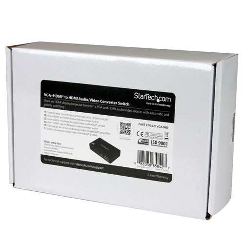 ビデオ切替器 HDMI/VGA入力xHDMI出力