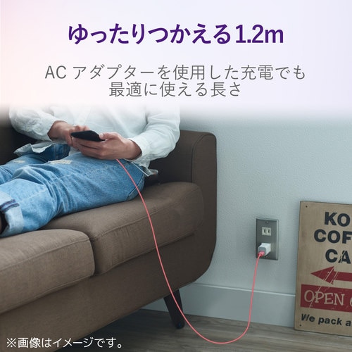 タイプC 1.2m ピンク