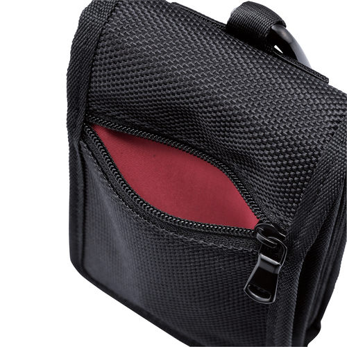 2台収納 薄型 耐衝撃 ファスナー タフブラック